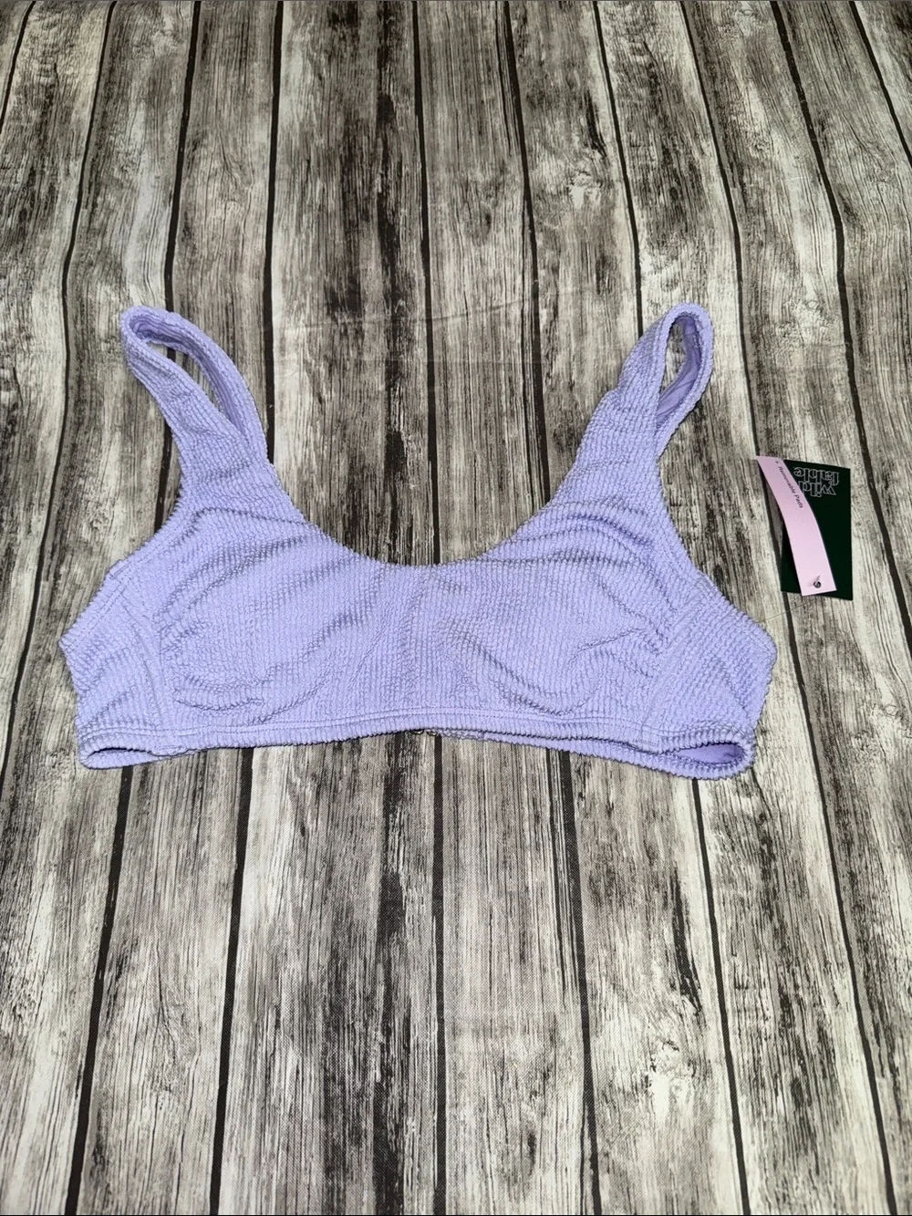 Wild fable Ribbed swim top in Lavender - Women